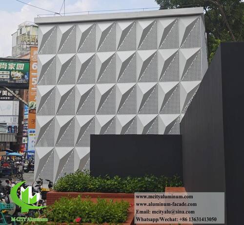 Últimas soluciones de la empresa sobre Sistema innovador de revestimiento de fachada de aluminio arquitectónico en 3D