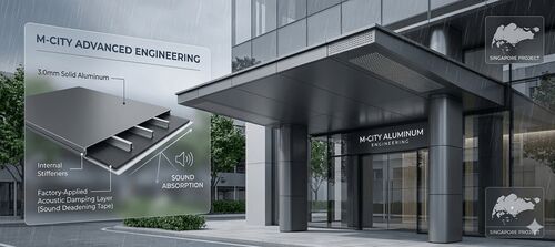 El último blog de la empresa sobre Cómo diseñar e instalar toldos de lluvia de aluminio: una guía de reducción de ruido y durabilidad