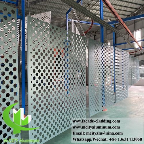 últimas noticias de la empresa sobre Proyecto de revestimiento de paredes sólidas de aluminio con fachadas de metal perforado en Filipinas