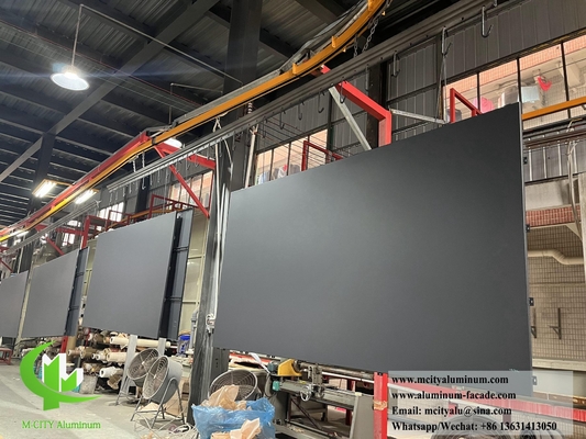 Panel de revestimiento de aluminio de chapa de metal sólido Para revestimiento de paredes exteriores