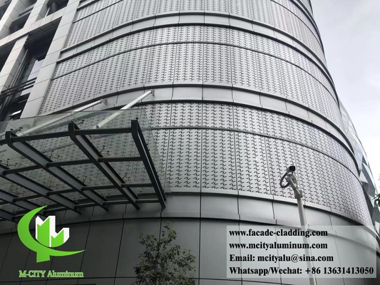 Revestimiento exterior de fachada con chapa de aluminio para fachada