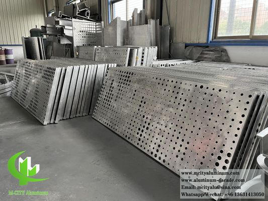 Buen precio Sistema de fachada de chapa de aluminio con revestimiento metálico perforado de calidad de exportación 3 mm en línea