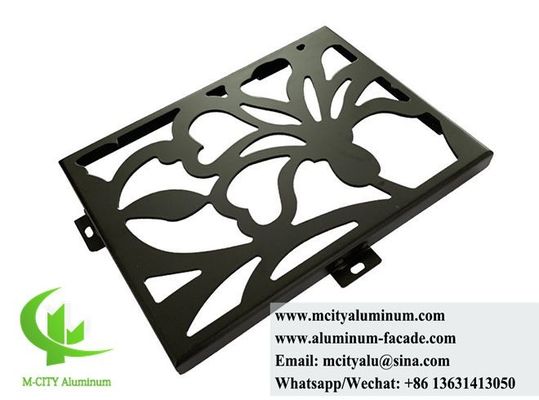 Buen precio Panel de aluminio cortado con láser con patrones personalizables y superficie con recubrimiento en polvo en tamaño estándar de 1200x2400 mm para revestimiento de fachadas en línea