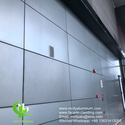 Buen precio Pared de cortina de fachada de aluminio metálico panel sólido de aluminio para revestimiento de fachada en línea