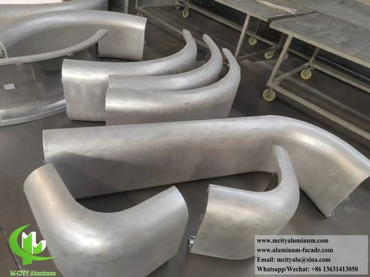 Buen precio Fachadas metálicas hiperbólicas personalizadas con revestimiento de aluminio de doble curvatura en línea