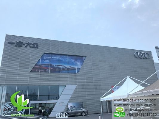 Buen precio Panel de aluminio perforado 3003 de aleación de aluminio en polvo recubierto de colores RAL personalizables para revestimiento de fachada y pared de cortina de metal en línea