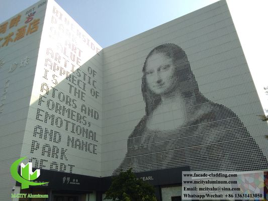 Buen precio Panel de revestimiento de fachada de aluminio recubierto en polvo de 3 mm con colores RAL personalizados para la pared de cortina en línea