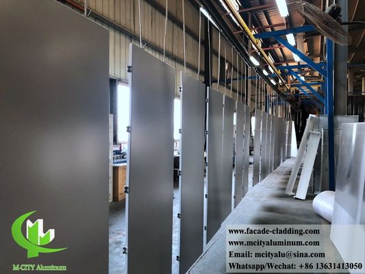 Buen precio Panel de fachada de aluminio perforado recubierto en polvo con colores RAL personalizables para revestimiento de edificios en línea