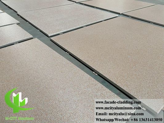Buen precio Panel de revestimiento de aluminio con recubrimiento en polvo de 3 mm de espesor, color piedra, para fachadas y muros exteriores duraderos en línea