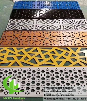 Buen precio Panel de aluminio cortado con láser de 3 mm de espesor con recubrimiento en polvo para revestimiento arquitectónico, con colores RAL personalizados en línea