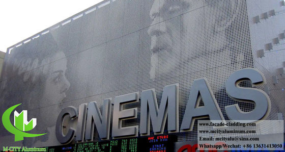 Buen precio Paneles de pantalla metálicos de malla de aluminio perforada para fachadas de paredes en línea