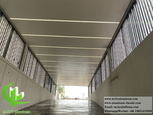 Revestimiento metálico arquitectónico para paredes para techos de aluminio sólido Materiales duraderos