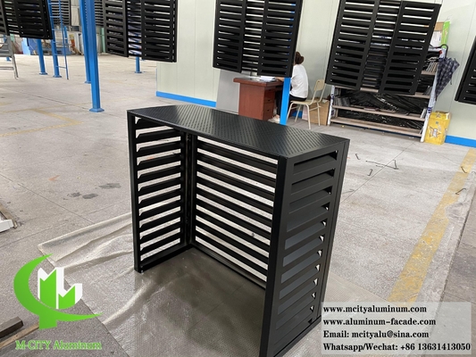 Cubierta de la bomba de calor cubierta plegada de aluminio para la protección del aire acondicionado