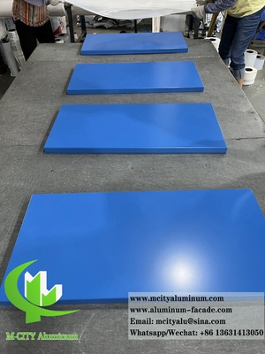 Pared de metal exterior fachada de aluminio sólido paneles de revestimiento de 3 mm PVDF revestimiento 20 años de garantía
