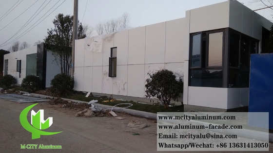 Revestimiento de aluminio para el sistema de fachadas de paredes de aluminio sólido PVDF Sliver Color 3mm