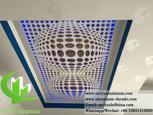 Pantalla de metal cortada por láser paneles de aluminio para techo para revestimiento de paredes decoración de fachadas