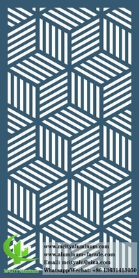 PVDF revestimiento de paneles de revestimiento metálico de lámina de aluminio para la decoración de paredes exteriores