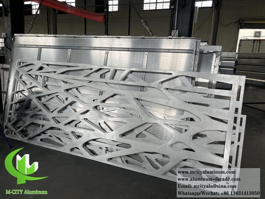 Larga duración de la fachada de aluminio perforado de diseño variable de color