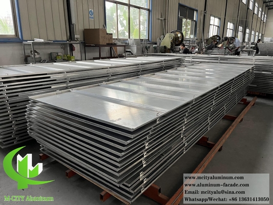 Panel de revestimiento de aluminio de chapa metálica de aluminio sólido panel de fachada