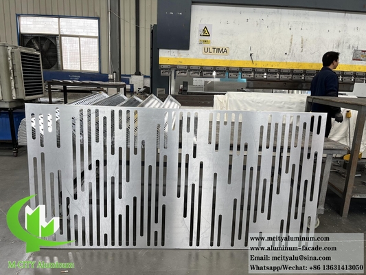 Plata de aluminio de pantalla metálica perforada para revestimiento de paredes y decoración de techos