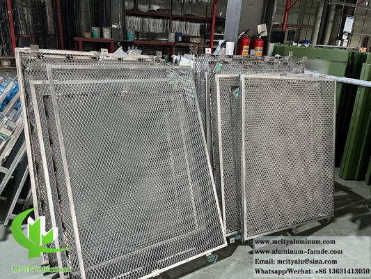 Panel sólido de aluminio pantalla metálica para revestimiento de pared decoración de fachada