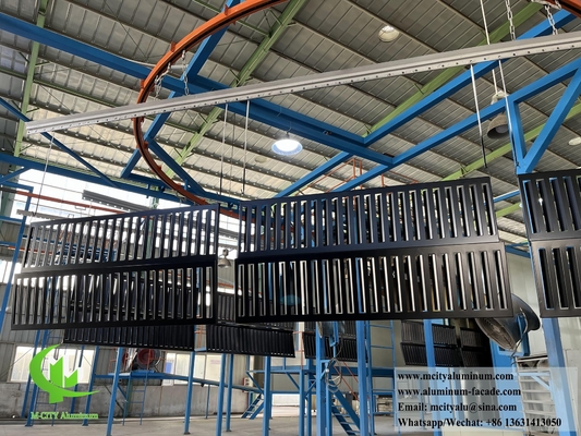 Cubierta de aire acondicionado de aluminio Cubierta de bomba de calor pantalla de metal Aplicación al aire libre
