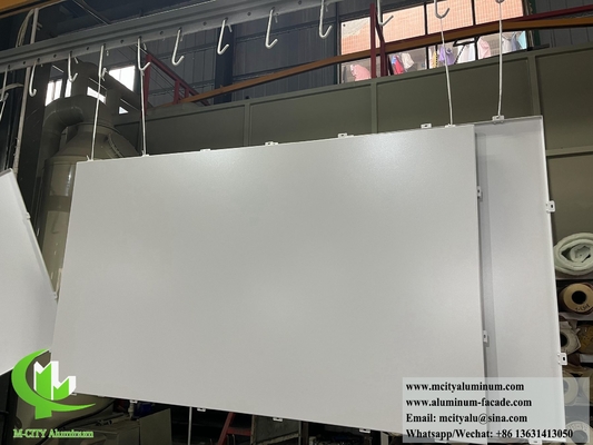 Revestimiento metálico Paneles de aluminio de 3 mm para el revestimiento duradero del sistema de fachada