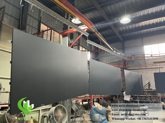 Revestimiento de paredes de metal sólido Hoja de aluminio para decoración del sistema de fachadas Revestimiento externo