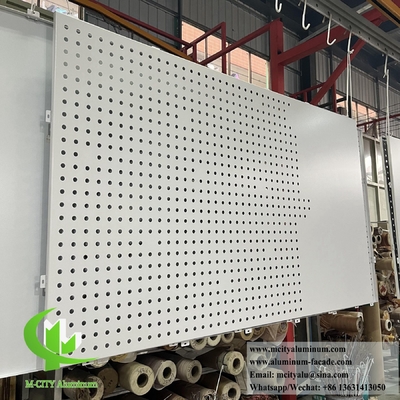 Pantalla decorativa de metal de 3 mm Paneles de aluminio Revestimiento de fachada En Foshan, China