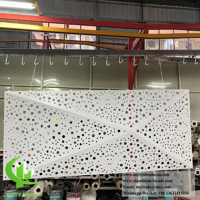 Paneles de aluminio revestidos de metal para decoración de fachadas de paredes exteriores