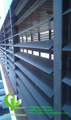 Ventana horizontal de aluminio de perfil aerodinámico con forma ovalada para pared cortina de fachada