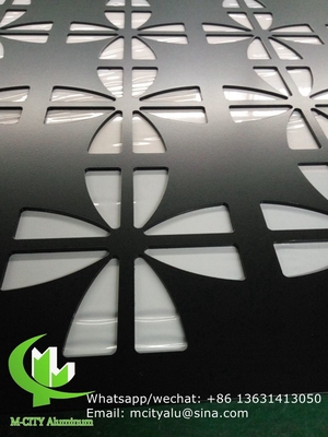Panel decorativo tallado en aluminio CNC con varios patrones panel de pantalla de corte por láser de 3 mm de espesor