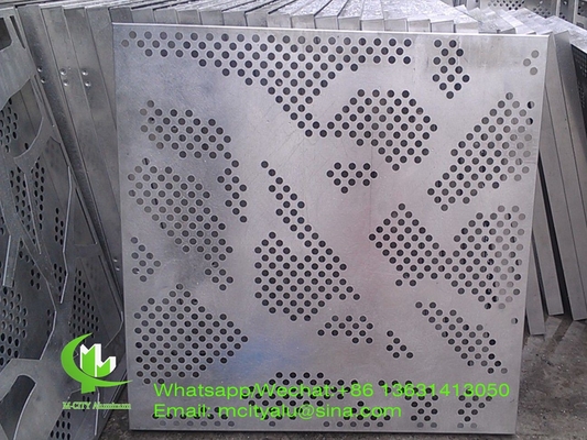 pantalla de corte de aluminio con varios patrones de diseño panel de corte láser para el balcón ventana de fachada