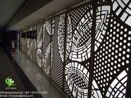 panel de revestimiento de fachada de hoja de metal de diseño de árbol de chapa de aluminio para decoración de fachada de pared cortina de 2,5 mm de espesor