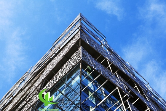 1000 Panel de revestimiento de aluminio metálico para pared cortina de fachada con panel de aluminio de 3 mm de espesor