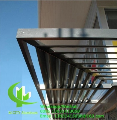 Revestimiento en polvo de Akzo Nobel Sillón de aluminio arquitectónico con forma elíptica para el sistema fijo de ventanas de fachada