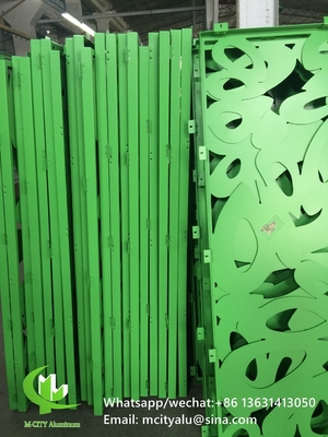 Hoja de tallado de aluminio CNC con varios patrones de corte por láser panel de pantalla de metal de 2 mm de espesor para decoración de hoteles