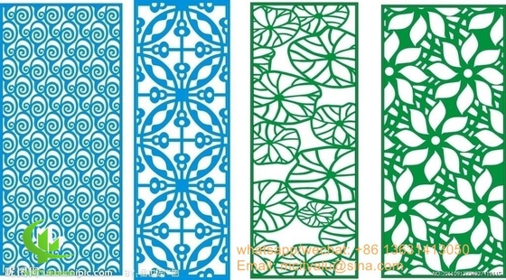 Panel de pared decorativo de aluminio para pantalla con hoja de metal de 2 mm con pintura pvdf