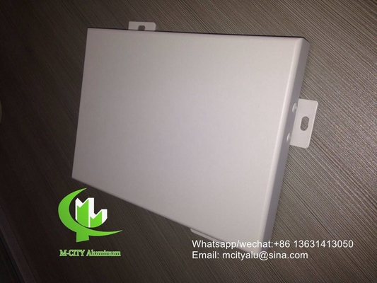 panel de revestimiento de aluminio metálico perforado de 3 mm con recubrimiento en polvo para fachada de pared cortina panel sólido panel único