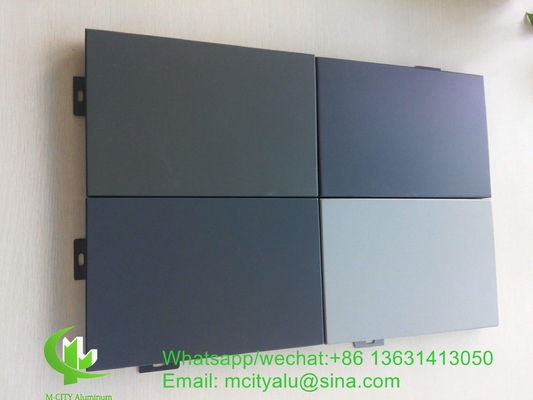 Panel de revestimiento de paneles sólidos de aluminio para paredes cortinas de fachada con paneles de pared de 2,0 mm, 2,5 mm y 3,0 mm
