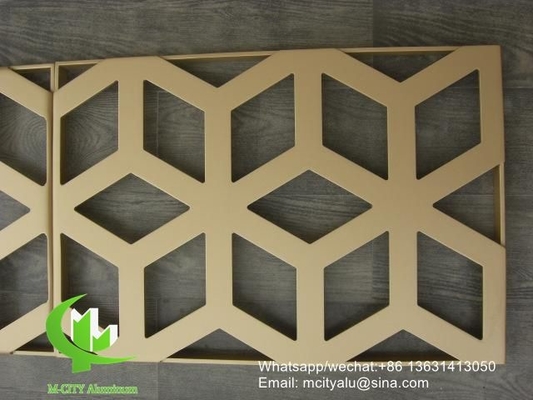 Panel de revestimiento perforado de aluminio metálico para pared cortina de fachada con panel de aluminio de 3 mm de espesor