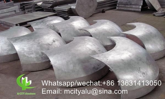 panel de revestimiento de aluminio de patrón hueco de 3 mm con recubrimiento en polvo para fachada de pared cortina panel sólido panel único