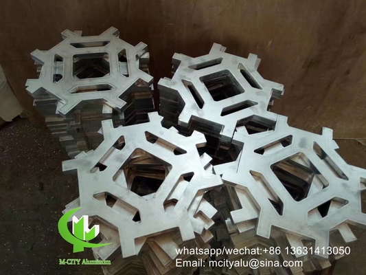 Panel de revestimiento de aluminio metálico perforado de 2,5 mm para pared de cortina