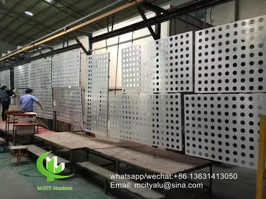 paneles de aluminio perforados de paneles sólidos de fachada de paneles de revestimiento para paneles de pantalla de paredes de cortinas
