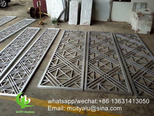Guangdong 8mm Metal de aluminio tallado panel de pantalla de corte láser panel de fachada decoración del hogar