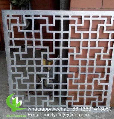 Panel de corte por láser Panel perforado de color blanco Panel de aluminio metálico para revestimiento de aluminio