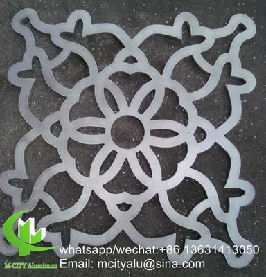 hojas de paneles tallados de aluminio grabados para decoración de paredes de cortinas