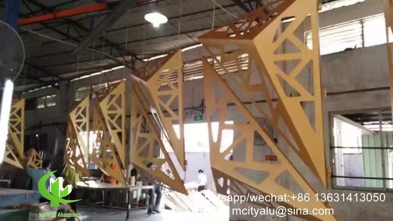 Panel hueco de aluminio con marco para decoración de ventanas de cualquier tamaño se puede hacer