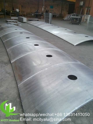 paneles de revestimiento de aluminio para paredes cortinas de fachadas de columnas