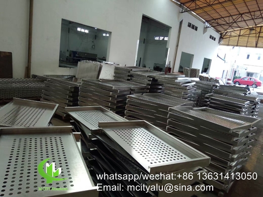 Revestimiento de fachadas de paneles sólidos de aluminio para revestimiento de fachadas